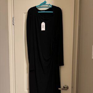 NWT - Universal Standard Ruched Mystery Box Bodycon Dress - Black - M(18/20)